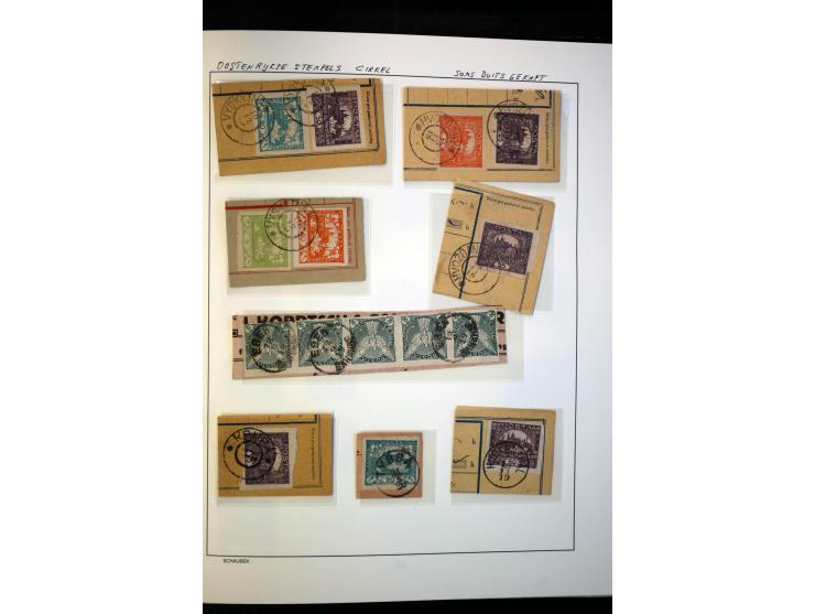 1918/38, interessante ungebrauchte/postfrische und gestempelte Sammlung mit einigen Briefen, spezialisiert nach Zähnungen, Fa