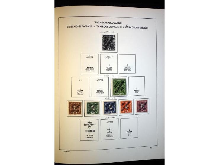 1918/38, interessante ungebrauchte/postfrische und gestempelte Sammlung mit einigen Briefen, spezialisiert nach Zähnungen, Fa