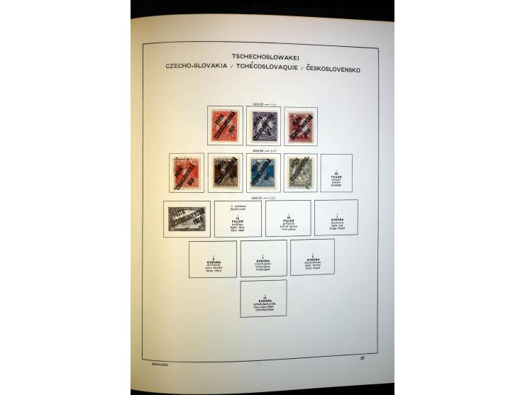 1918/38, interessante ungebrauchte/postfrische und gestempelte Sammlung mit einigen Briefen, spezialisiert nach Zähnungen, Fa
