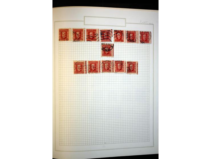 1918/38, interessante ungebrauchte/postfrische und gestempelte Sammlung mit einigen Briefen, spezialisiert nach Zähnungen, Fa