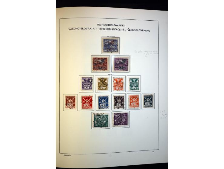1918/38, interessante ungebrauchte/postfrische und gestempelte Sammlung mit einigen Briefen, spezialisiert nach Zähnungen, Fa
