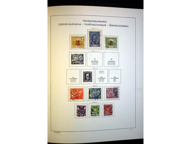 1918/38, interessante ungebrauchte/postfrische und gestempelte Sammlung mit einigen Briefen, spezialisiert nach Zähnungen, Fa