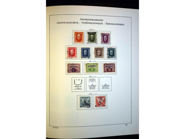 1918/38, interessante ungebrauchte/postfrische und gestempelte Sammlung mit einigen Briefen, spezialisiert nach Zähnungen, Fa