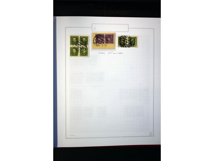 1920/62030, interessante Stempel-Sammlung von Postämtern aus dem späteren Sudetengau, einige hundert lose Marken und Briefstü