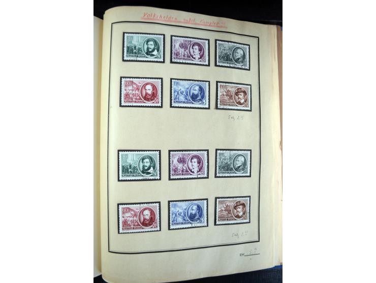 1871/1952 (ca.), postfrischer, ungebrauchter und gestempelter Bestand mit u.a. Mi.-Nr. 1-8, 985-92 KLB (14), 985-92 KLB mit K