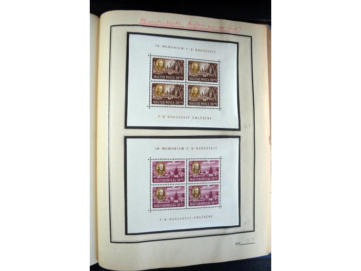 1871/1952 (ca.), postfrischer, ungebrauchter und gestempelter Bestand mit u.a. Mi.-Nr. 1-8, 985-92 KLB (14), 985-92 KLB mit K