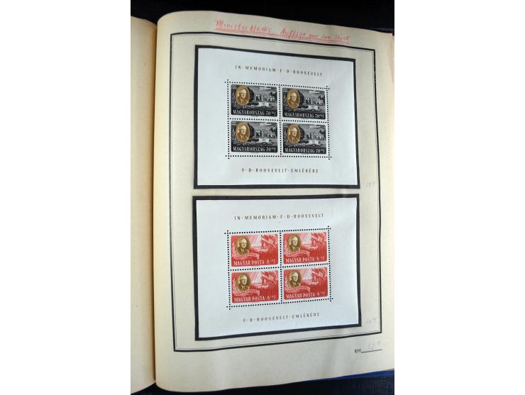 1871/1952 (ca.), postfrischer, ungebrauchter und gestempelter Bestand mit u.a. Mi.-Nr. 1-8, 985-92 KLB (14), 985-92 KLB mit K