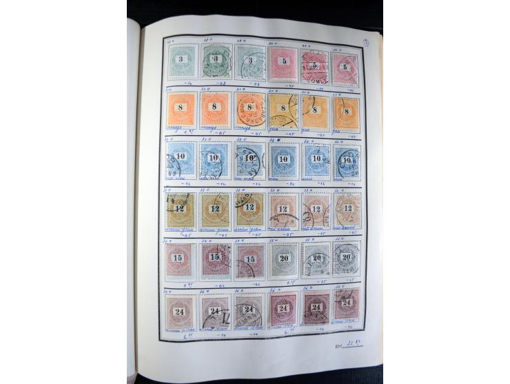 1871/1952 (ca.), postfrischer, ungebrauchter und gestempelter Bestand mit u.a. Mi.-Nr. 1-8, 985-92 KLB (14), 985-92 KLB mit K