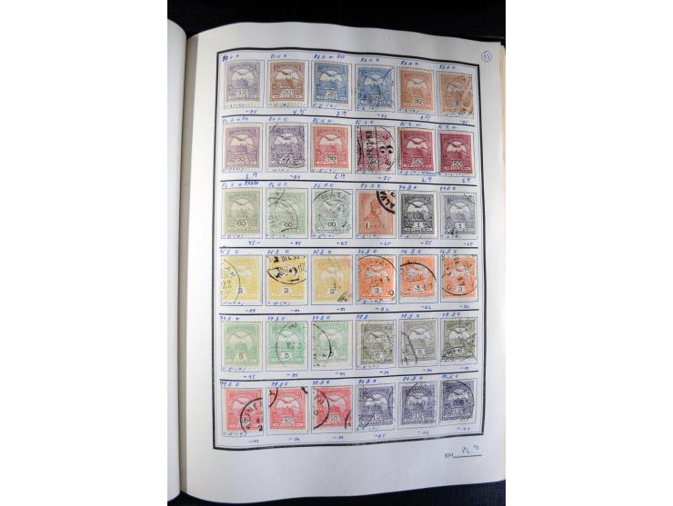 1871/1952 (ca.), postfrischer, ungebrauchter und gestempelter Bestand mit u.a. Mi.-Nr. 1-8, 985-92 KLB (14), 985-92 KLB mit K