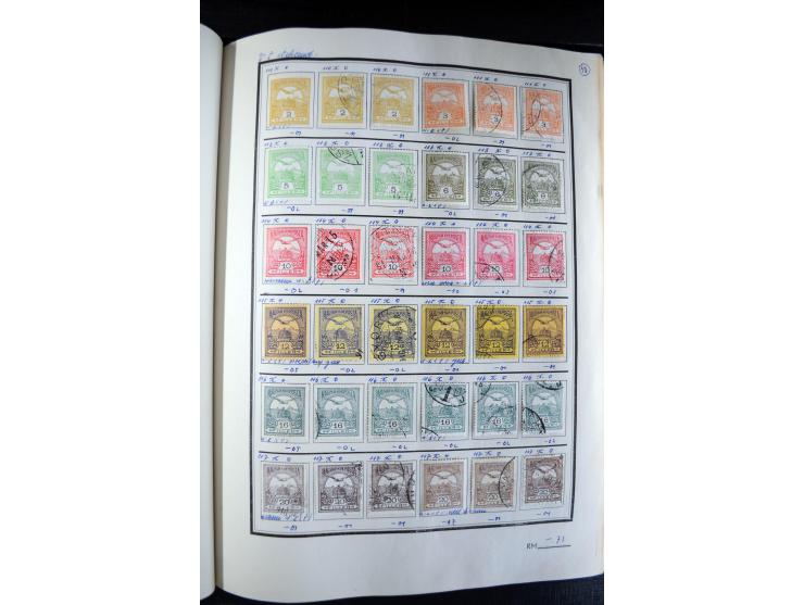 1871/1952 (ca.), postfrischer, ungebrauchter und gestempelter Bestand mit u.a. Mi.-Nr. 1-8, 985-92 KLB (14), 985-92 KLB mit K