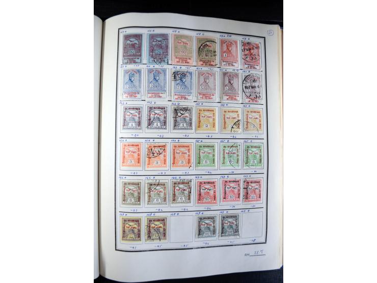 1871/1952 (ca.), postfrischer, ungebrauchter und gestempelter Bestand mit u.a. Mi.-Nr. 1-8, 985-92 KLB (14), 985-92 KLB mit K