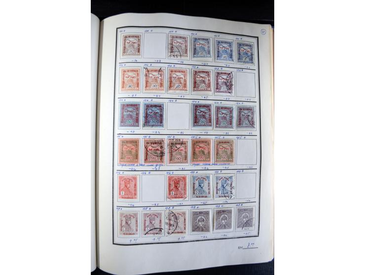 1871/1952 (ca.), postfrischer, ungebrauchter und gestempelter Bestand mit u.a. Mi.-Nr. 1-8, 985-92 KLB (14), 985-92 KLB mit K