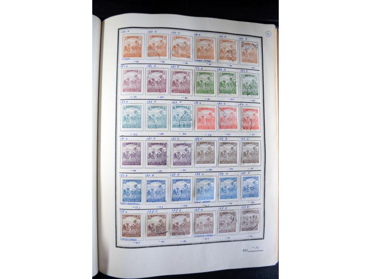 1871/1952 (ca.), postfrischer, ungebrauchter und gestempelter Bestand mit u.a. Mi.-Nr. 1-8, 985-92 KLB (14), 985-92 KLB mit K