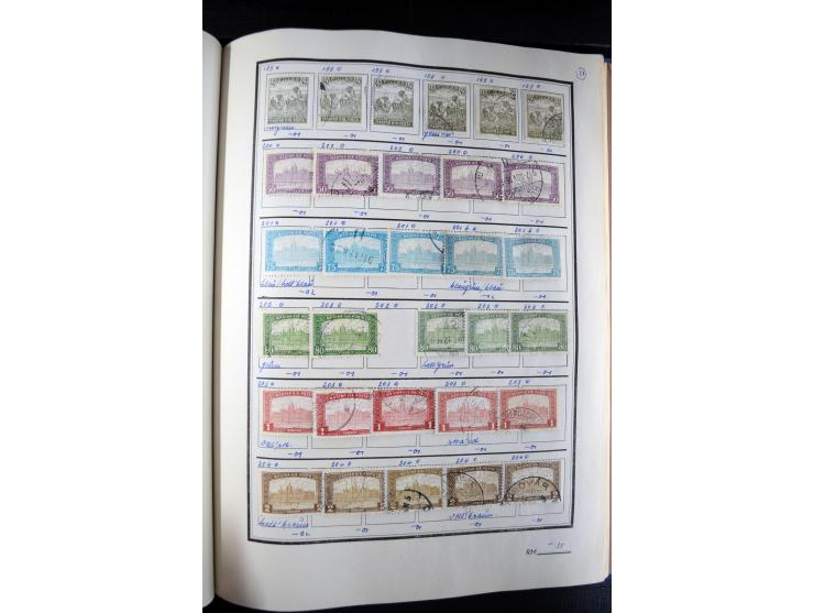 1871/1952 (ca.), postfrischer, ungebrauchter und gestempelter Bestand mit u.a. Mi.-Nr. 1-8, 985-92 KLB (14), 985-92 KLB mit K