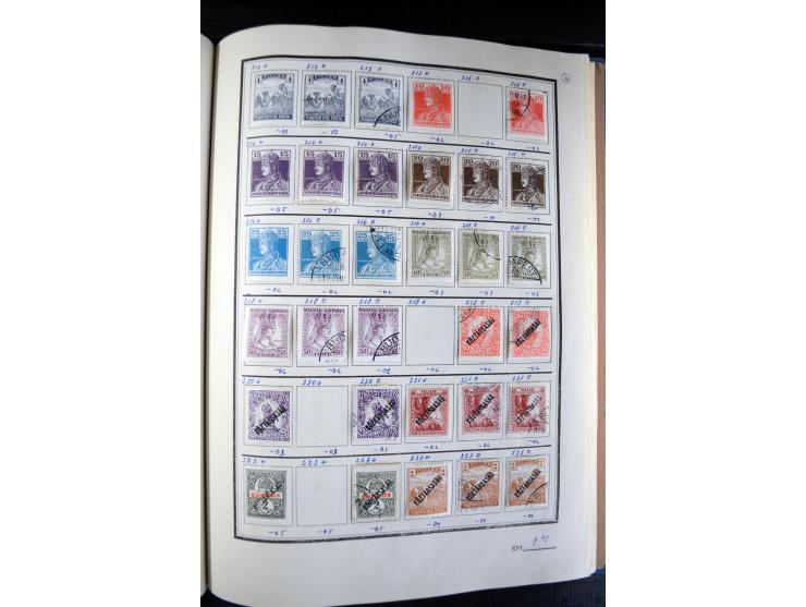 1871/1952 (ca.), postfrischer, ungebrauchter und gestempelter Bestand mit u.a. Mi.-Nr. 1-8, 985-92 KLB (14), 985-92 KLB mit K