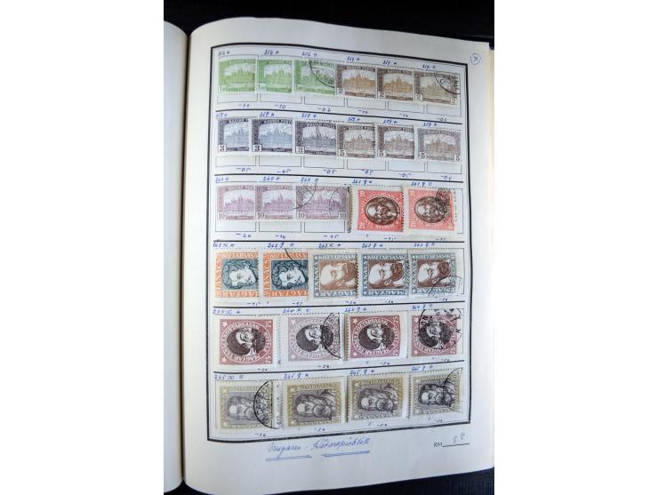 1871/1952 (ca.), postfrischer, ungebrauchter und gestempelter Bestand mit u.a. Mi.-Nr. 1-8, 985-92 KLB (14), 985-92 KLB mit K