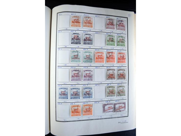 1871/1952 (ca.), postfrischer, ungebrauchter und gestempelter Bestand mit u.a. Mi.-Nr. 1-8, 985-92 KLB (14), 985-92 KLB mit K