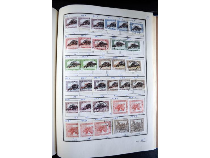 1871/1952 (ca.), postfrischer, ungebrauchter und gestempelter Bestand mit u.a. Mi.-Nr. 1-8, 985-92 KLB (14), 985-92 KLB mit K