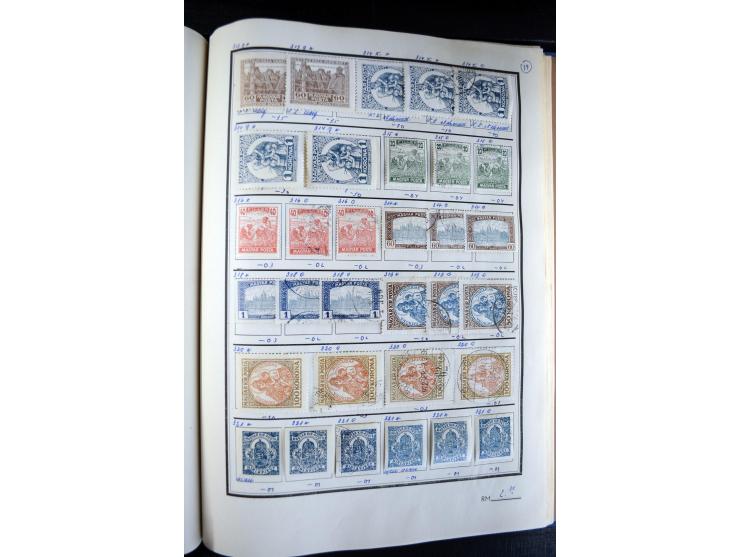 1871/1952 (ca.), postfrischer, ungebrauchter und gestempelter Bestand mit u.a. Mi.-Nr. 1-8, 985-92 KLB (14), 985-92 KLB mit K