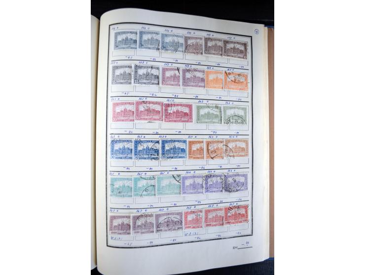 1871/1952 (ca.), postfrischer, ungebrauchter und gestempelter Bestand mit u.a. Mi.-Nr. 1-8, 985-92 KLB (14), 985-92 KLB mit K