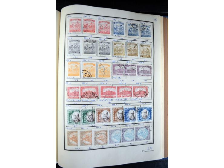 1871/1952 (ca.), postfrischer, ungebrauchter und gestempelter Bestand mit u.a. Mi.-Nr. 1-8, 985-92 KLB (14), 985-92 KLB mit K