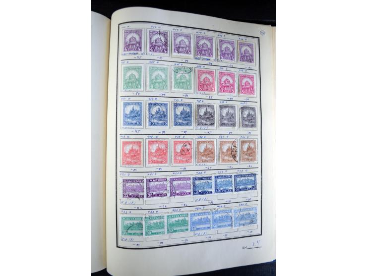 1871/1952 (ca.), postfrischer, ungebrauchter und gestempelter Bestand mit u.a. Mi.-Nr. 1-8, 985-92 KLB (14), 985-92 KLB mit K