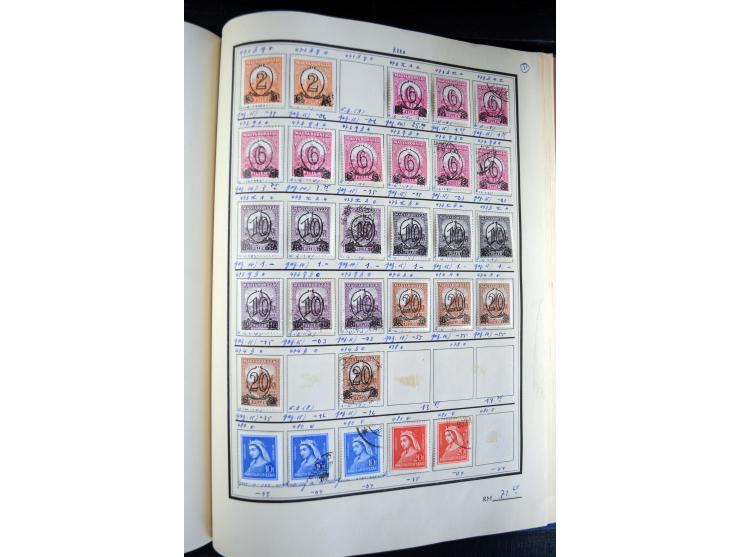 1871/1952 (ca.), postfrischer, ungebrauchter und gestempelter Bestand mit u.a. Mi.-Nr. 1-8, 985-92 KLB (14), 985-92 KLB mit K