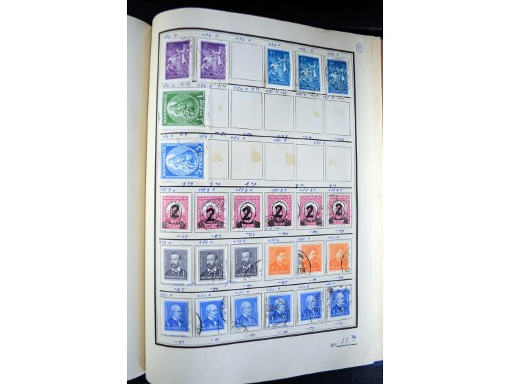 1871/1952 (ca.), postfrischer, ungebrauchter und gestempelter Bestand mit u.a. Mi.-Nr. 1-8, 985-92 KLB (14), 985-92 KLB mit K