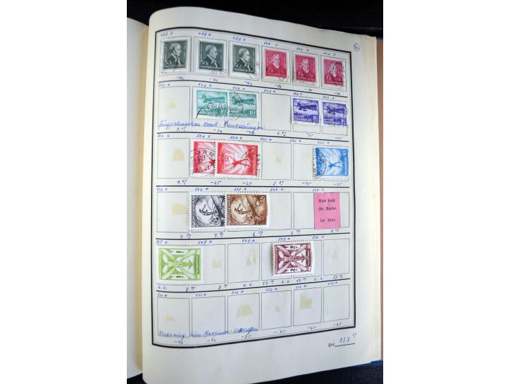 1871/1952 (ca.), postfrischer, ungebrauchter und gestempelter Bestand mit u.a. Mi.-Nr. 1-8, 985-92 KLB (14), 985-92 KLB mit K