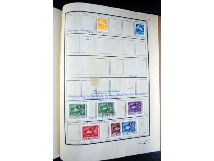 1871/1952 (ca.), postfrischer, ungebrauchter und gestempelter Bestand mit u.a. Mi.-Nr. 1-8, 985-92 KLB (14), 985-92 KLB mit K