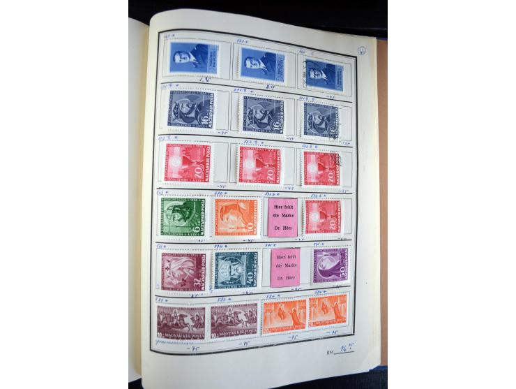 1871/1952 (ca.), postfrischer, ungebrauchter und gestempelter Bestand mit u.a. Mi.-Nr. 1-8, 985-92 KLB (14), 985-92 KLB mit K