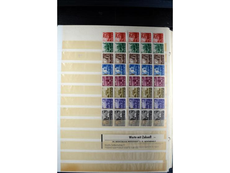 1871/1952 (ca.), postfrischer, ungebrauchter und gestempelter Bestand mit u.a. Mi.-Nr. 1-8, 985-92 KLB (14), 985-92 KLB mit K