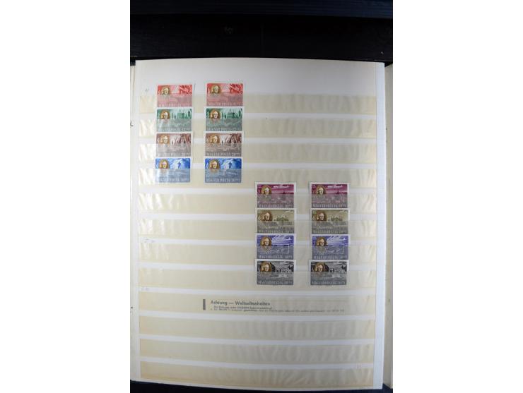 1871/1952 (ca.), postfrischer, ungebrauchter und gestempelter Bestand mit u.a. Mi.-Nr. 1-8, 985-92 KLB (14), 985-92 KLB mit K