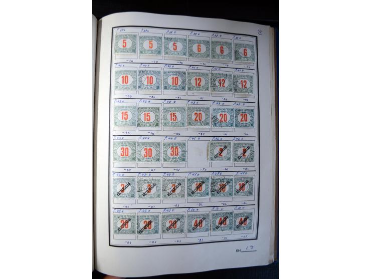 1871/1952 (ca.), postfrischer, ungebrauchter und gestempelter Bestand mit u.a. Mi.-Nr. 1-8, 985-92 KLB (14), 985-92 KLB mit K