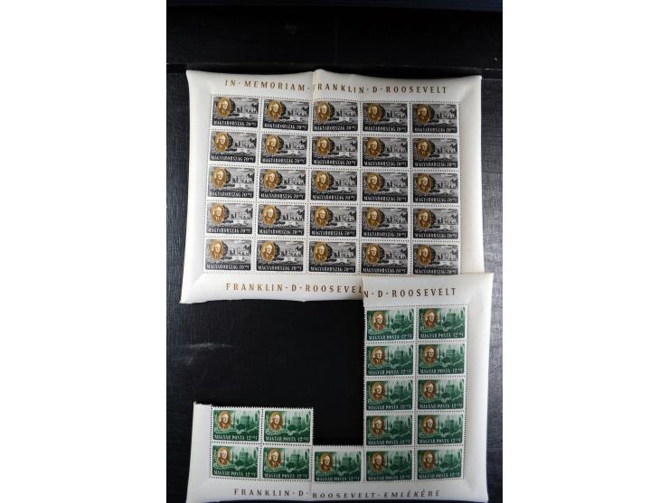 1871/1952 (ca.), postfrischer, ungebrauchter und gestempelter Bestand mit u.a. Mi.-Nr. 1-8, 985-92 KLB (14), 985-92 KLB mit K