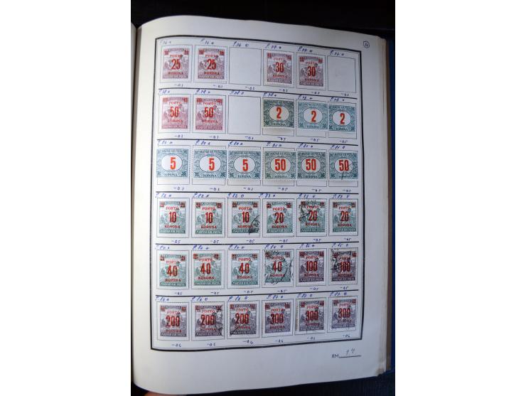 1871/1952 (ca.), postfrischer, ungebrauchter und gestempelter Bestand mit u.a. Mi.-Nr. 1-8, 985-92 KLB (14), 985-92 KLB mit K