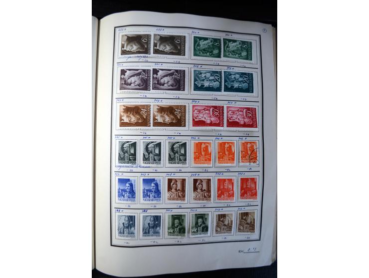 1871/1952 (ca.), postfrischer, ungebrauchter und gestempelter Bestand mit u.a. Mi.-Nr. 1-8, 985-92 KLB (14), 985-92 KLB mit K