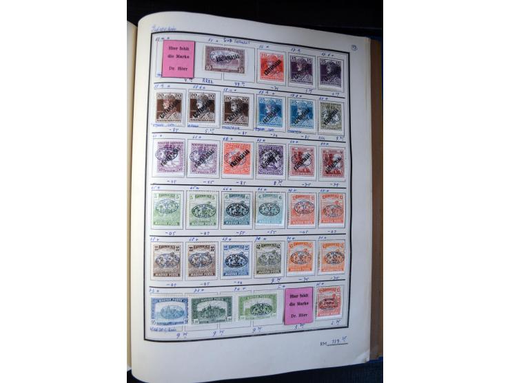 1871/1952 (ca.), postfrischer, ungebrauchter und gestempelter Bestand mit u.a. Mi.-Nr. 1-8, 985-92 KLB (14), 985-92 KLB mit K