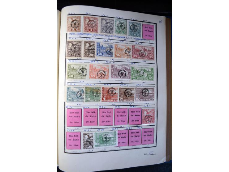 1871/1952 (ca.), postfrischer, ungebrauchter und gestempelter Bestand mit u.a. Mi.-Nr. 1-8, 985-92 KLB (14), 985-92 KLB mit K