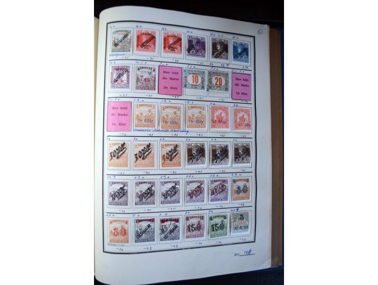 1871/1952 (ca.), postfrischer, ungebrauchter und gestempelter Bestand mit u.a. Mi.-Nr. 1-8, 985-92 KLB (14), 985-92 KLB mit K