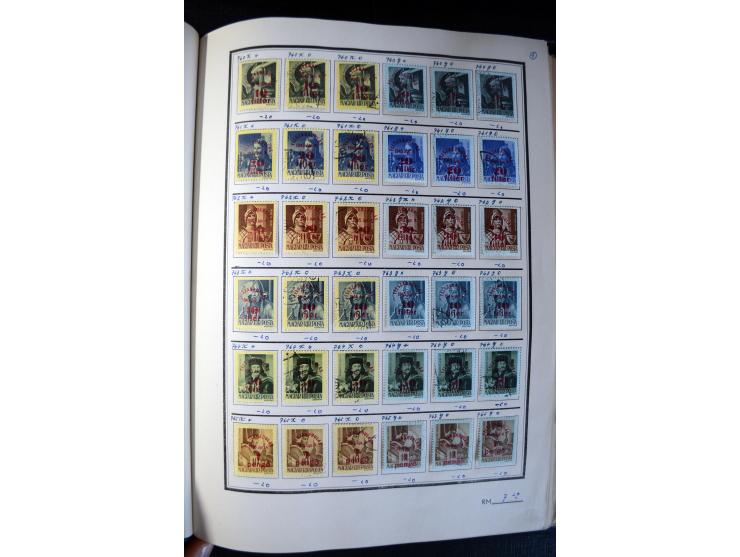 1871/1952 (ca.), postfrischer, ungebrauchter und gestempelter Bestand mit u.a. Mi.-Nr. 1-8, 985-92 KLB (14), 985-92 KLB mit K