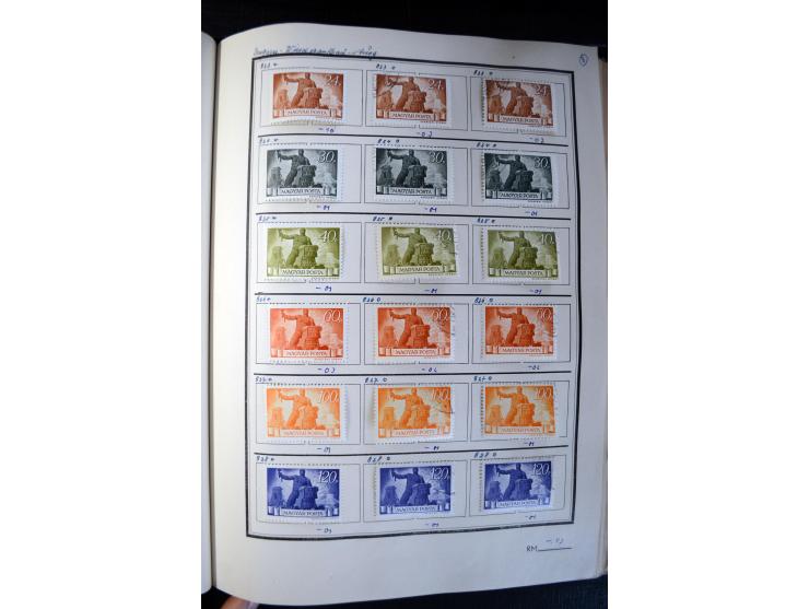 1871/1952 (ca.), postfrischer, ungebrauchter und gestempelter Bestand mit u.a. Mi.-Nr. 1-8, 985-92 KLB (14), 985-92 KLB mit K