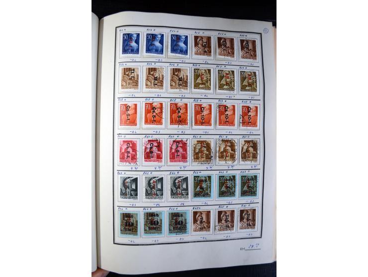 1871/1952 (ca.), postfrischer, ungebrauchter und gestempelter Bestand mit u.a. Mi.-Nr. 1-8, 985-92 KLB (14), 985-92 KLB mit K