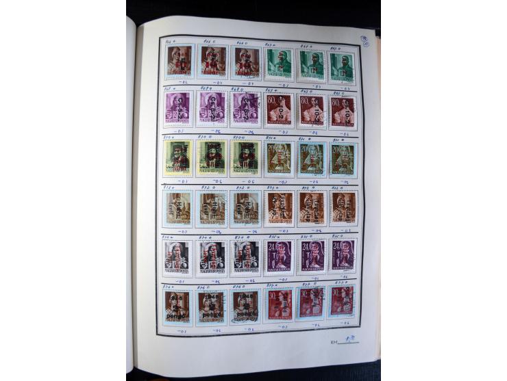 1871/1952 (ca.), postfrischer, ungebrauchter und gestempelter Bestand mit u.a. Mi.-Nr. 1-8, 985-92 KLB (14), 985-92 KLB mit K