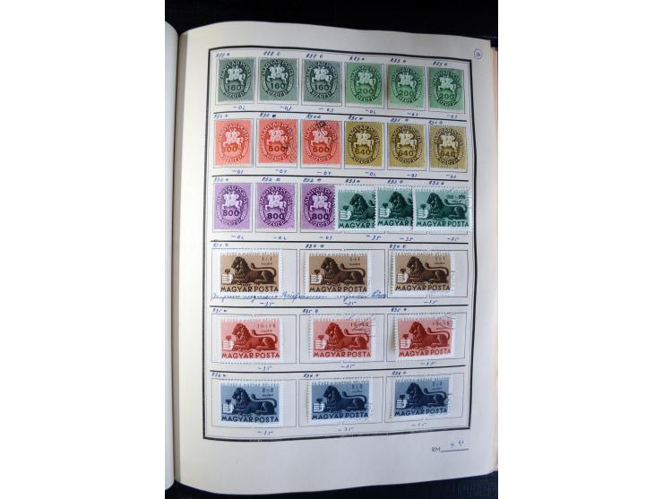 1871/1952 (ca.), postfrischer, ungebrauchter und gestempelter Bestand mit u.a. Mi.-Nr. 1-8, 985-92 KLB (14), 985-92 KLB mit K