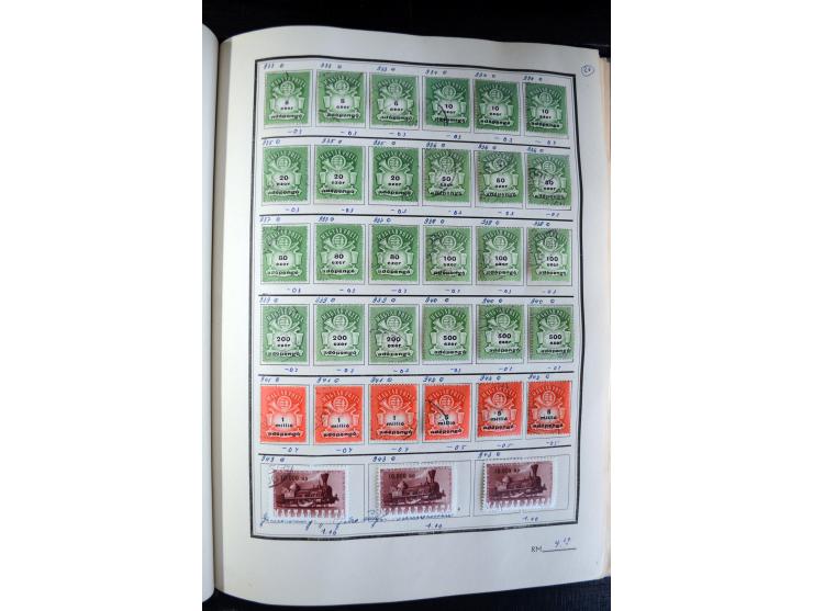 1871/1952 (ca.), postfrischer, ungebrauchter und gestempelter Bestand mit u.a. Mi.-Nr. 1-8, 985-92 KLB (14), 985-92 KLB mit K