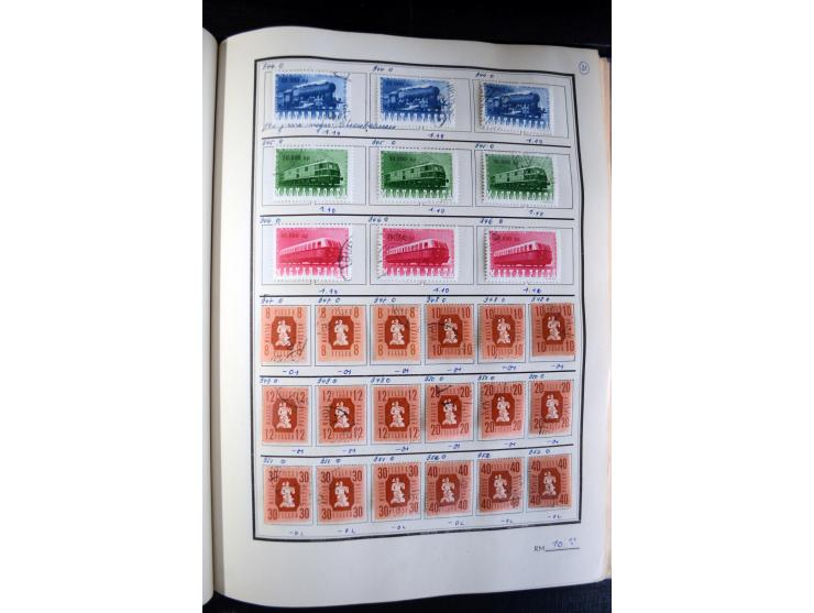1871/1952 (ca.), postfrischer, ungebrauchter und gestempelter Bestand mit u.a. Mi.-Nr. 1-8, 985-92 KLB (14), 985-92 KLB mit K