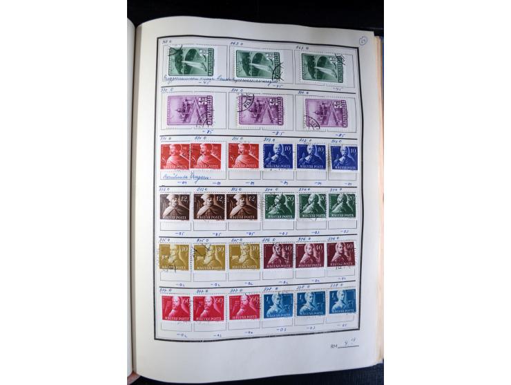 1871/1952 (ca.), postfrischer, ungebrauchter und gestempelter Bestand mit u.a. Mi.-Nr. 1-8, 985-92 KLB (14), 985-92 KLB mit K