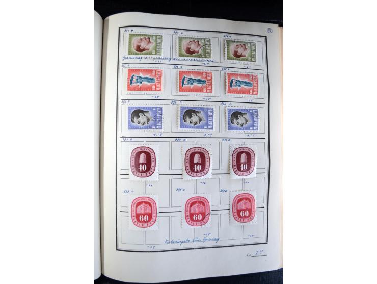 1871/1952 (ca.), postfrischer, ungebrauchter und gestempelter Bestand mit u.a. Mi.-Nr. 1-8, 985-92 KLB (14), 985-92 KLB mit K