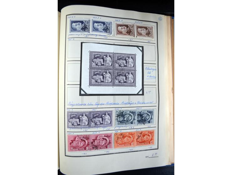 1871/1952 (ca.), postfrischer, ungebrauchter und gestempelter Bestand mit u.a. Mi.-Nr. 1-8, 985-92 KLB (14), 985-92 KLB mit K